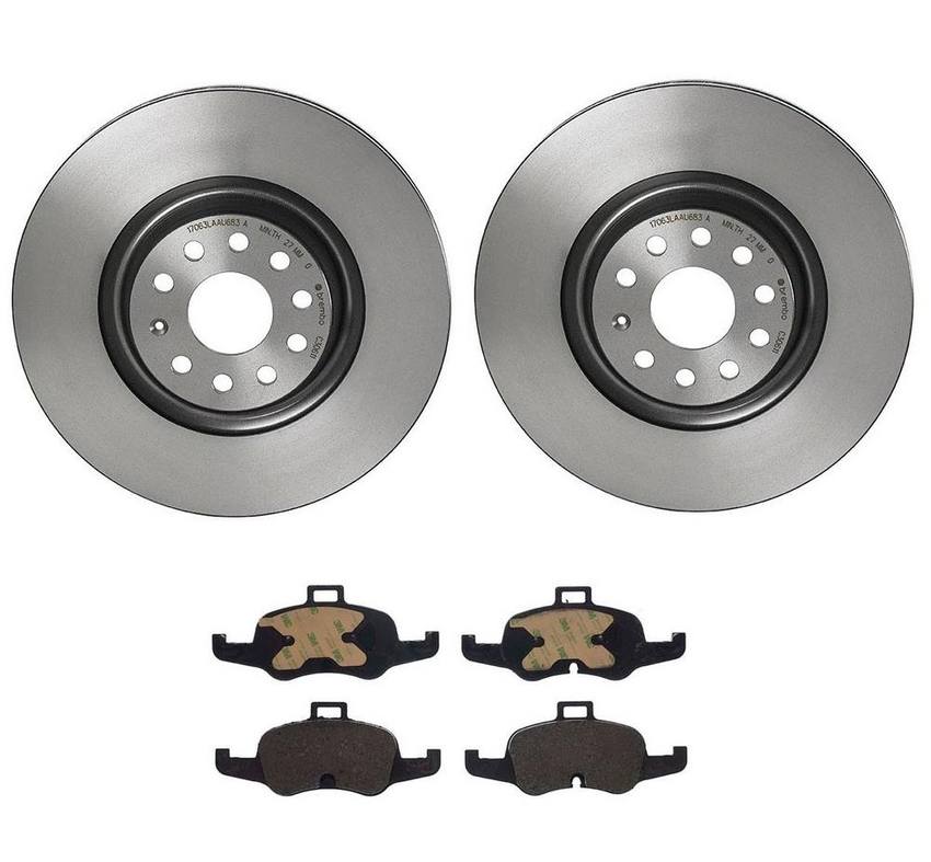 Brembo Brake Pads and Rotors Kit Front (340mm) (Ceramic) Brembo